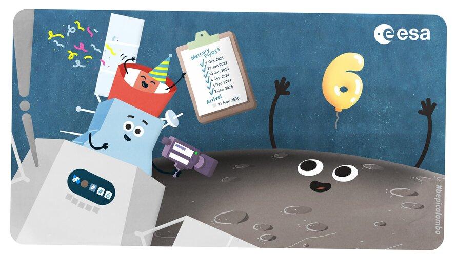 Bepi, Mio and MTM complete their final Mercury flyby